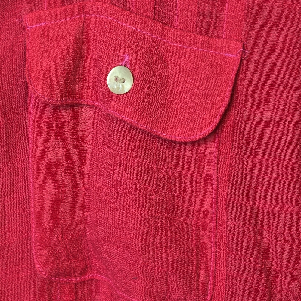 Ruby Rd. Petite Medium Pullover Shirt Fuschia Pin… - image 6